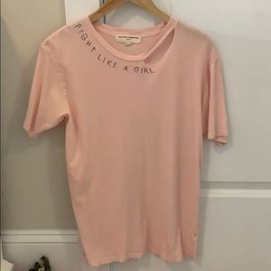urban outfitters fight like a girl tshirt
